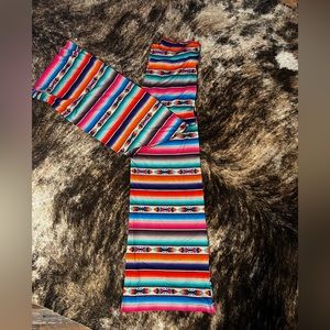 Crazy train serape palazzo pants